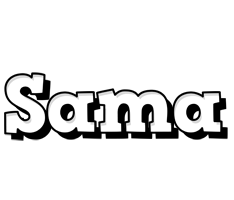 Sama snowing logo