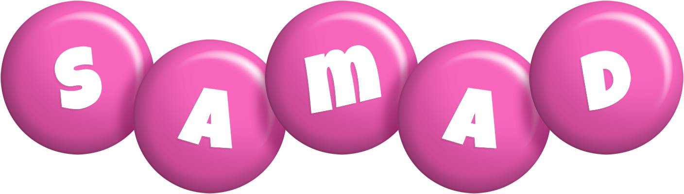 Samad candy-pink logo