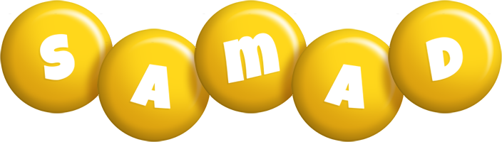 Samad candy-yellow logo