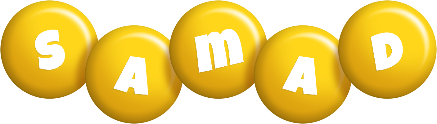 Samad candy-yellow logo