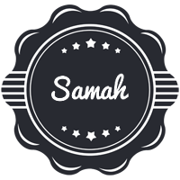 Samah badge logo