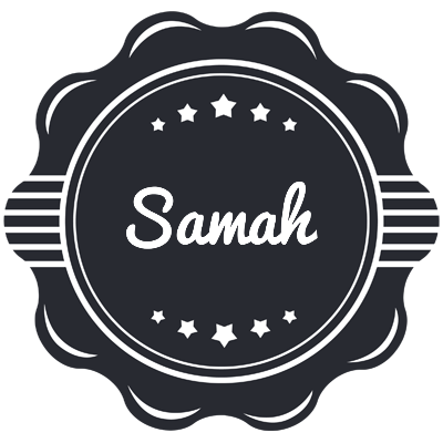 Samah badge logo
