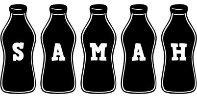 Samah bottle logo