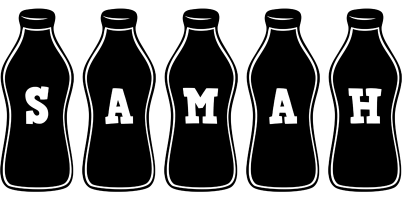 Samah bottle logo