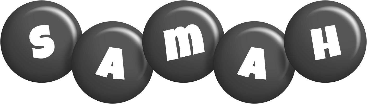 Samah candy-black logo