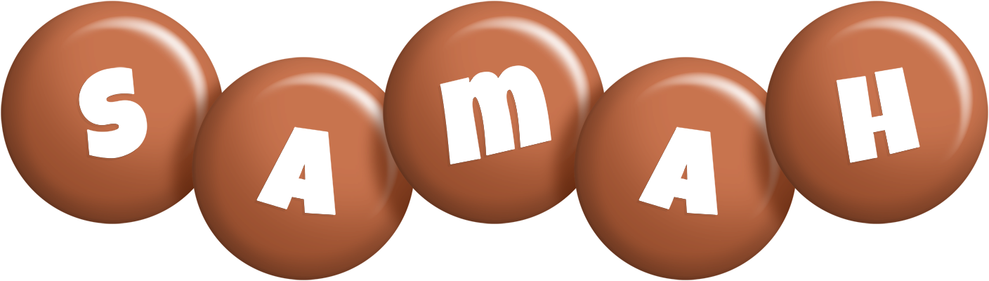 Samah candy-brown logo