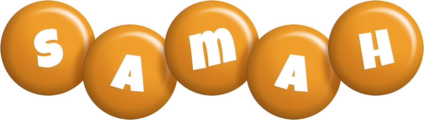 Samah candy-orange logo