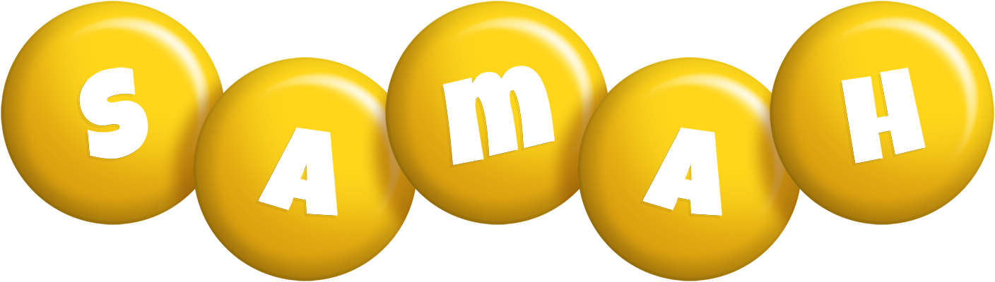 Samah candy-yellow logo