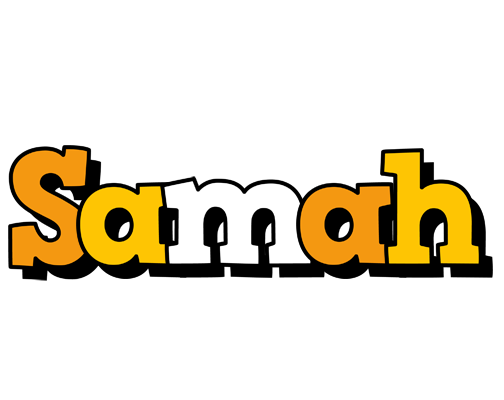 Samah cartoon logo