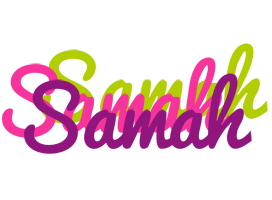 Samah flowers logo