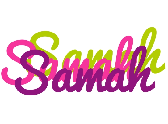 Samah flowers logo