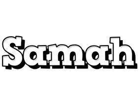 Samah snowing logo