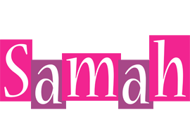 Samah whine logo