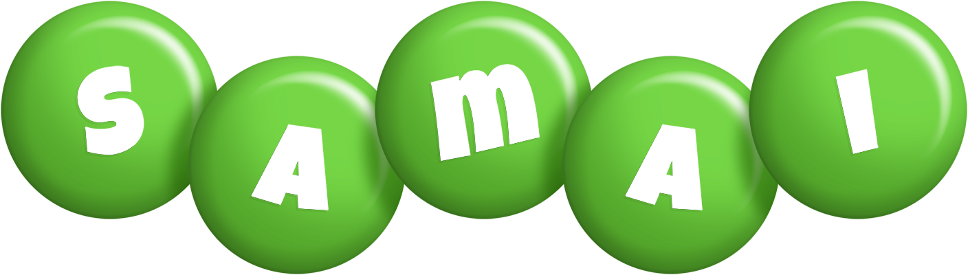 Samai candy-green logo