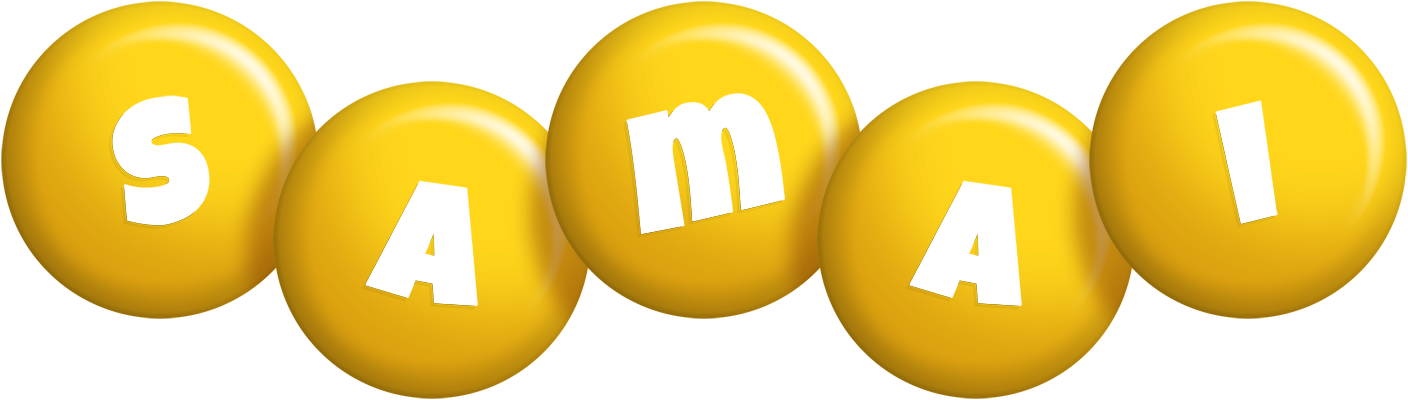 Samai candy-yellow logo