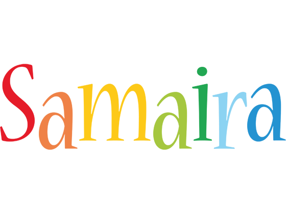Samaira birthday logo