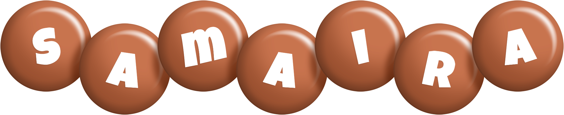 Samaira candy-brown logo