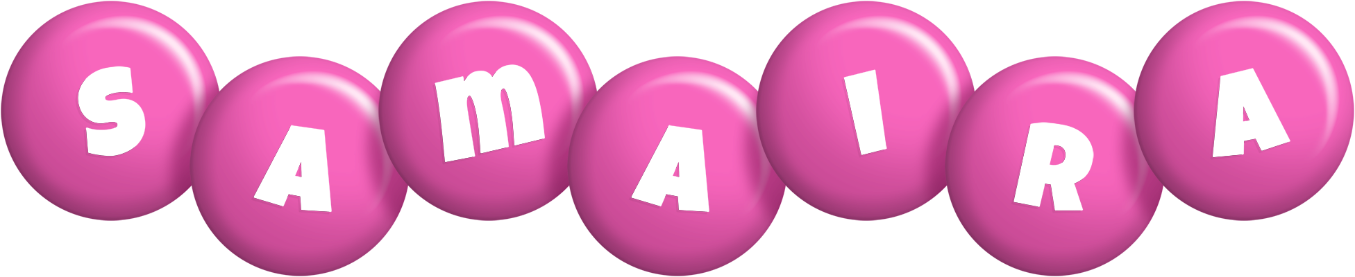 Samaira candy-pink logo