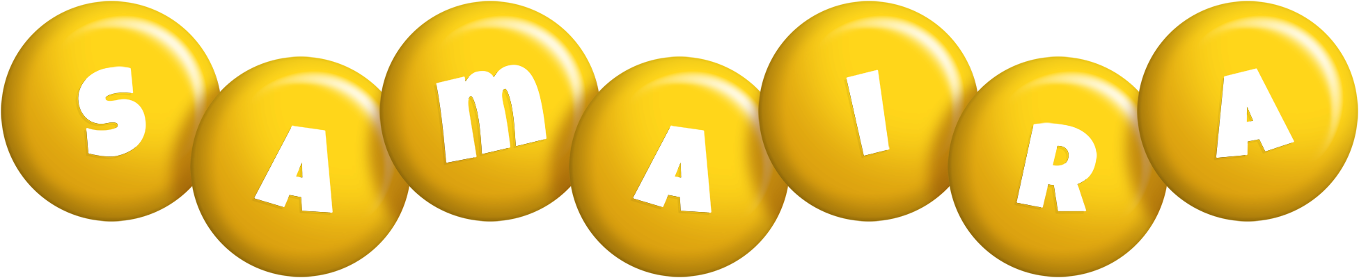Samaira candy-yellow logo
