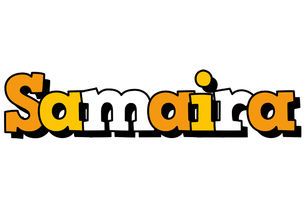Samaira cartoon logo