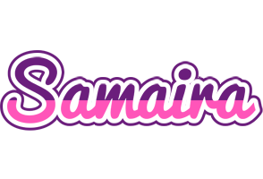 Samaira cheerful logo