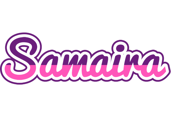 Samaira cheerful logo