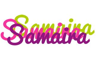 Samaira flowers logo