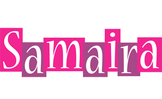 Samaira whine logo