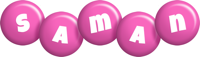 Saman candy-pink logo