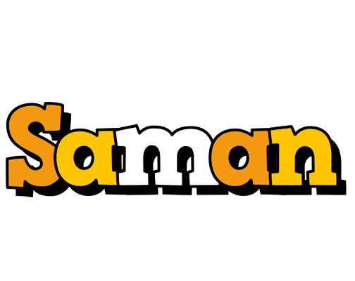 Saman cartoon logo