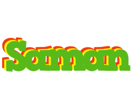 Saman crocodile logo