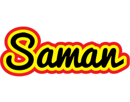 Saman flaming logo