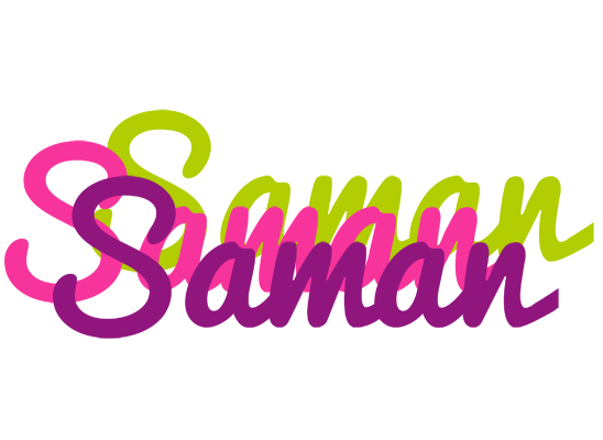 Saman flowers logo