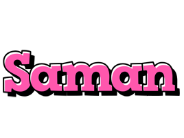 Saman girlish logo
