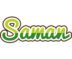 Saman golfing logo