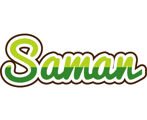 Saman golfing logo
