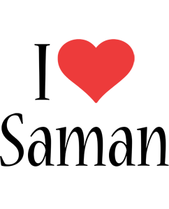 Saman i-love logo