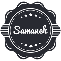 Samaneh badge logo