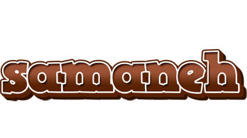 Samaneh brownie logo