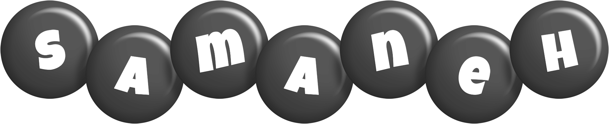 Samaneh candy-black logo