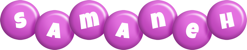 Samaneh candy-purple logo