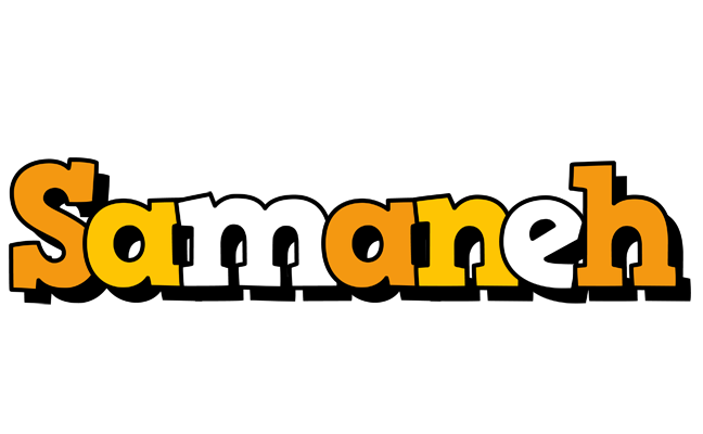 Samaneh cartoon logo