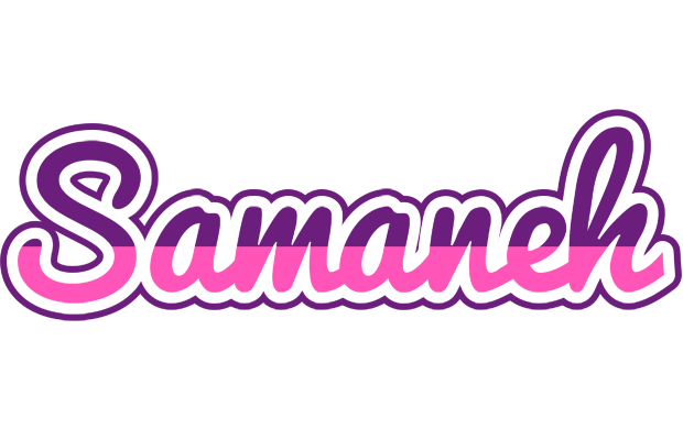 Samaneh cheerful logo
