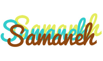 Samaneh cupcake logo