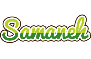 Samaneh golfing logo