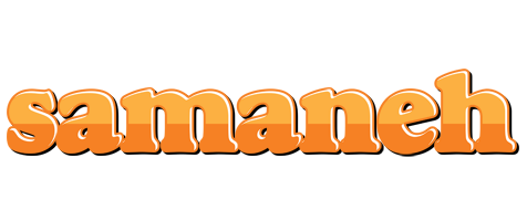 Samaneh orange logo