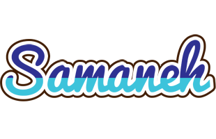 Samaneh raining logo