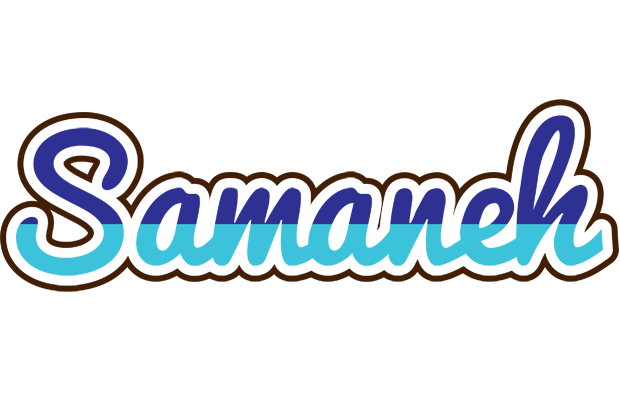 Samaneh raining logo