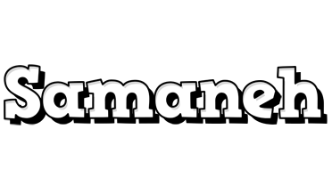 Samaneh snowing logo