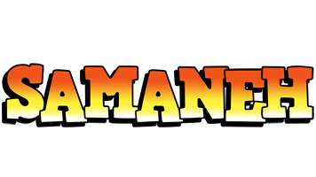 Samaneh sunset logo